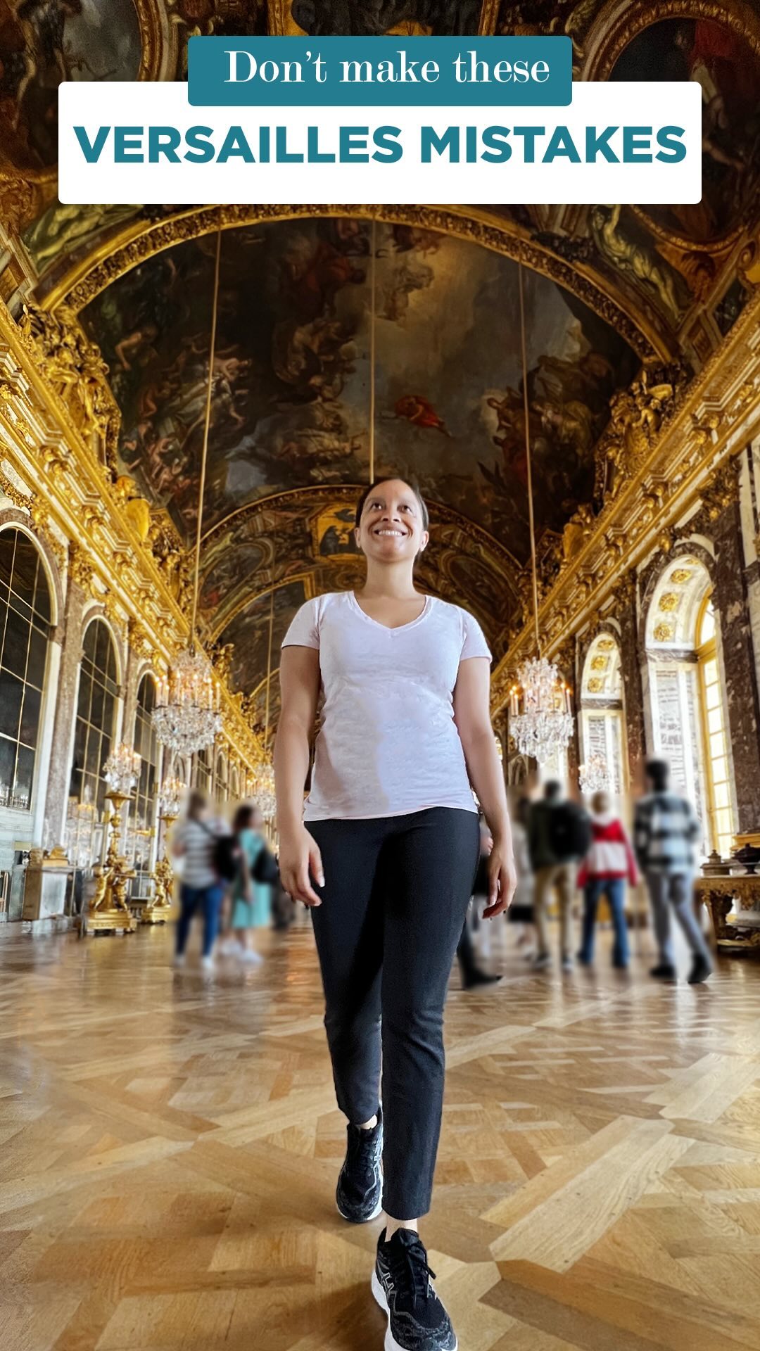 Planning a day trip to the Palace of Versailles from Paris? AVOID these common mistakes!⁣ [SAVE + SHARE] 👇🏾
⁣
🏰 Thinking Versailles is just a palace. The Château de Versailles offers magical fountain shows, 7 restaurants, priceless art, gardens, exhibitions, and two other estates. Get the Passport ticket to see it all! ⁣
⁣
⏰ Only allowing two hours to visit. Plan to spend the entire day, from 10am to 6pm, to fully explore and get your money’s worth. Make that 45-minute ride from Paris worth it! 
⁣
🚲⁣ Not knowing your transportation options. You can ride a tram for a €9 euros, rent a private golf cart for €20/2 hrs, or even bike around Versailles. The palace grounds are vast, so plan how you’ll get around and your feet will thank you.
⁣
📱 Forgetting to download the free app. It’s phenomenal! The app includes a comprehensive audio guide in 13 languages, maps, restroom details, and more. It’s a great budget-friendly alternative to booking a private tour. 
⁣
What do you think? Would you visit Versailles from Paris? Let me know and follow for more travel tips by destination! 🌍✈️💫⁣
.
.
.
#palaceofversailles #traveltips #chateaudeversailles #parisdaytrip #versailles #versaillespalace